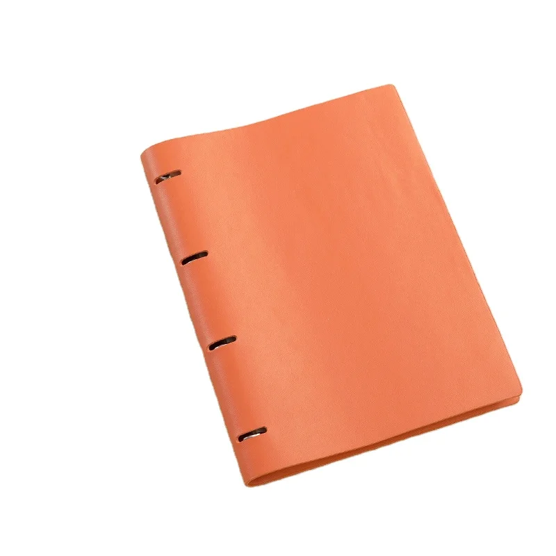 leather note book notebook a4 200 pages school notebook promotional gifts Yellow with metal button a3 budget bander