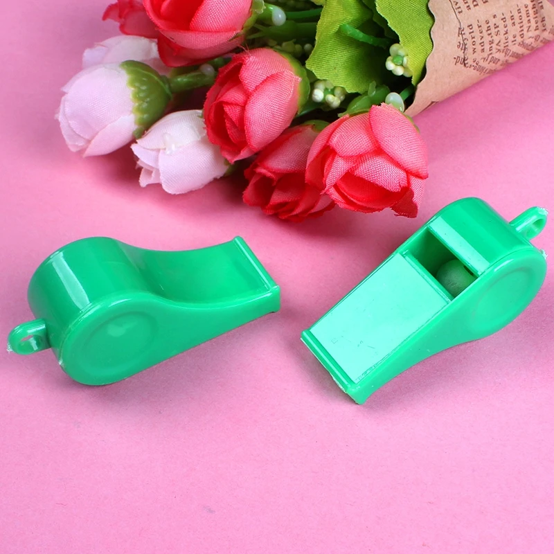 Hot Sale Plastic Multi-color Whistles With Strings For Children Teachers Trainers Customize Your Own Logo