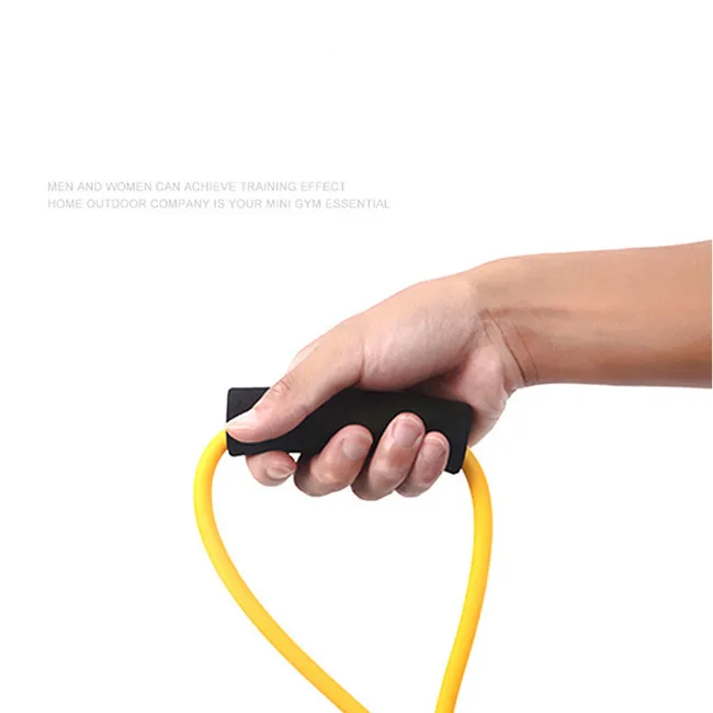 Wholesale bodybuilding gym chest expansion yoga stretch latex rubber tube