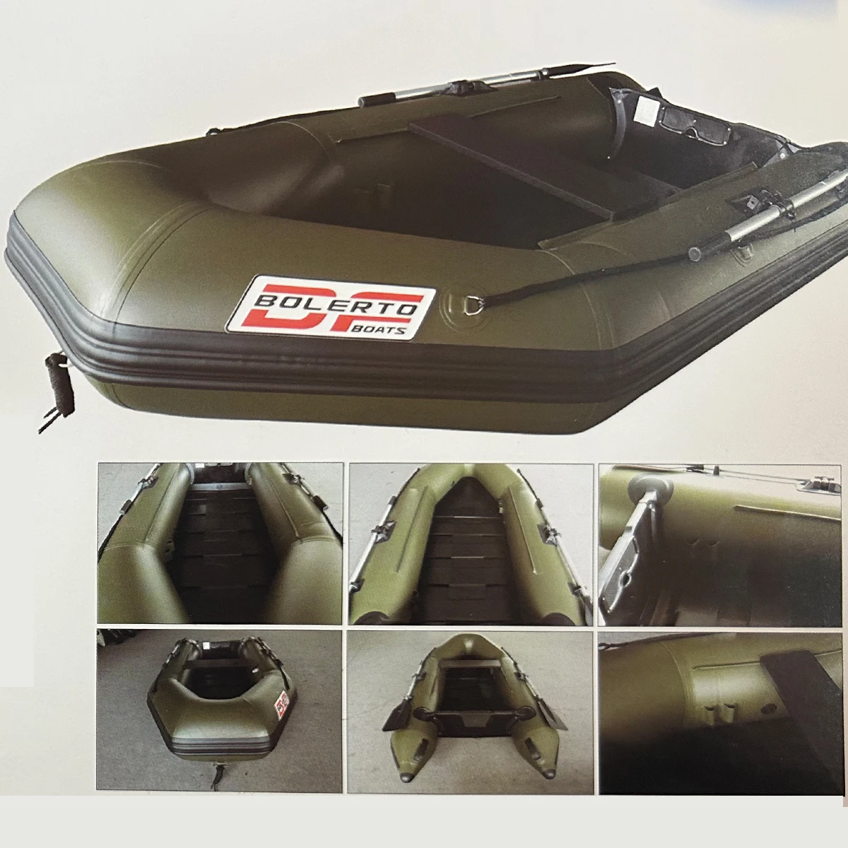 DAMA High Quality Aluminum Floor Pvc Rigid Inflatable Aluminum Rib Boat