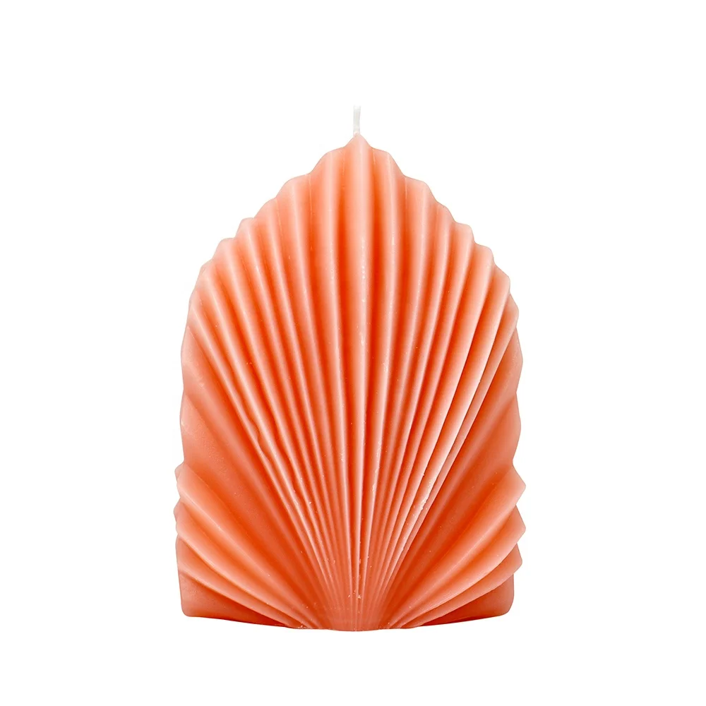 OEM Custom Creative Mold Candle Paraffin Wax Soy Wax Blend Sea Shell Shaped Scented Candles For Home Decor