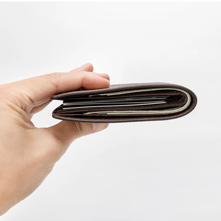 BM9703 Cheap Soft Leather Wallet Fashion Design High Quality Bifold for Women Cardholder Men