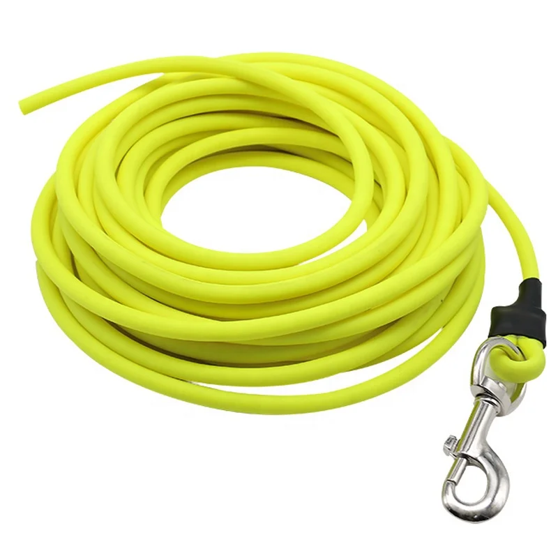 
NiBao Waterproof Deodorant PVC Round Dog Rope Lead Long Dog Training Leash 5M 10M 15M <img data-src=
