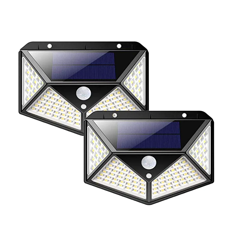 Outdoor Emergency 100 SMD LED Wireless Waterproof IP65 Light 3W Motion Sensor Solar Light For Wall Street Garden