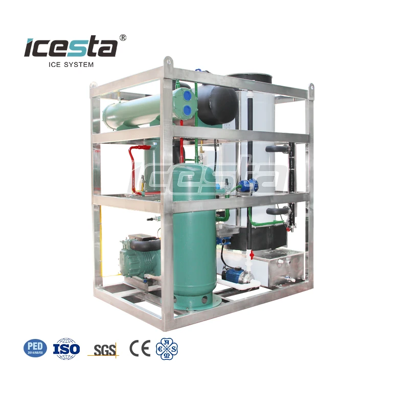ICESTA Customized High Productivity Energy saving Long Service Life 5 ton tube ice machine