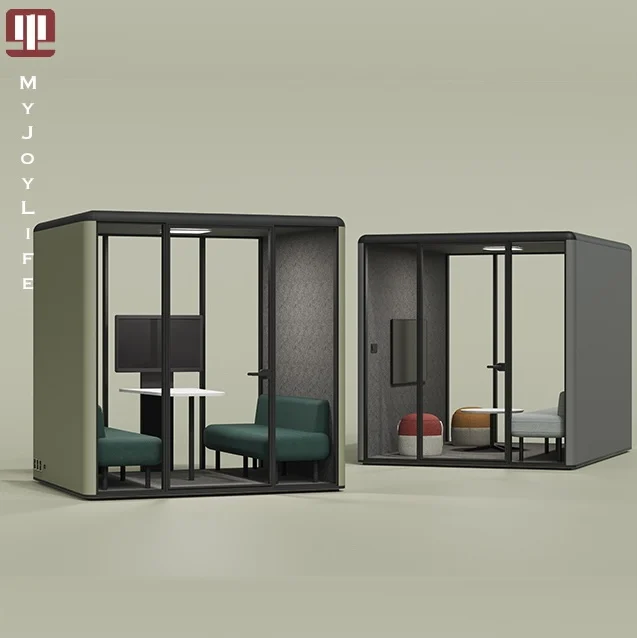 Meeting Phone Booth Acoustic Soundproof Study Work Pod Recording Booth Studio Modern Sound Proof Silence Work Booth