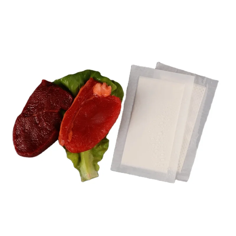 Disposable meat pad high soaker paper absorbent pad for supermarket