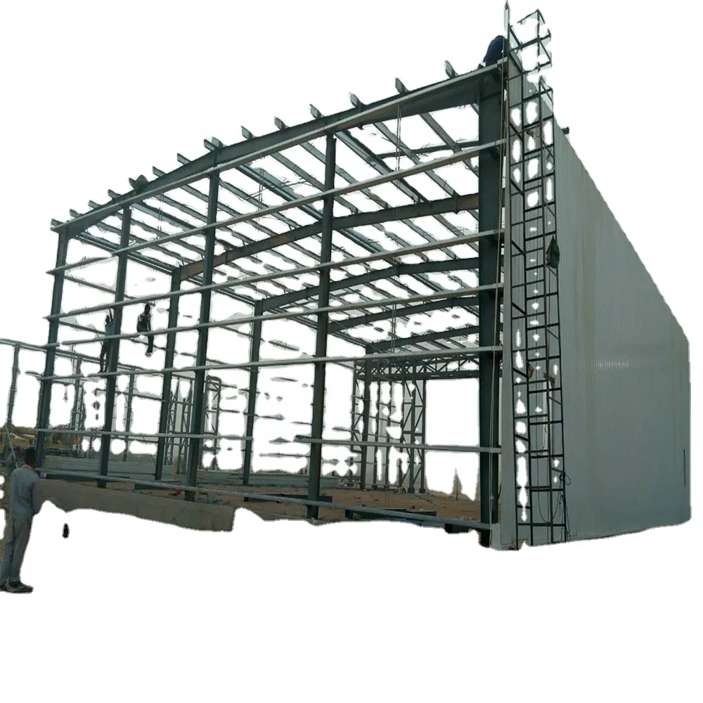 Prefab Steel Structure Building Prefabricated Warehouse/Workshop/ Hangar Material Construction