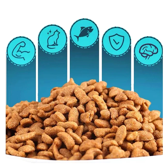 pet food dried kibble for premium adult cat food