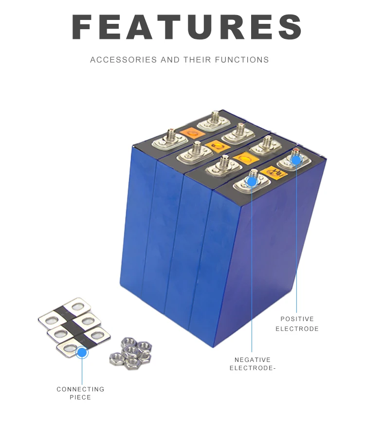 Taico OEM Factory High Capacity 3.2V 50Ah Rechargeable LifePo4 Batteries Cells 50Ah