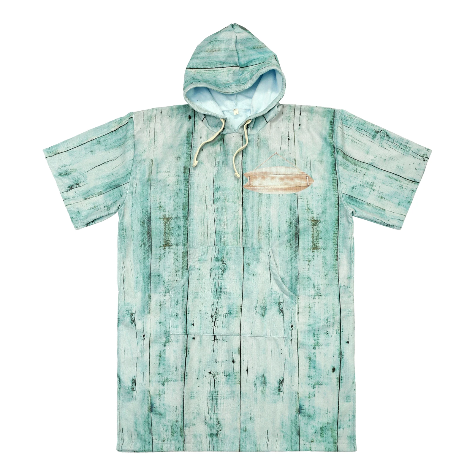 Полотенце-пончо с капюшоном