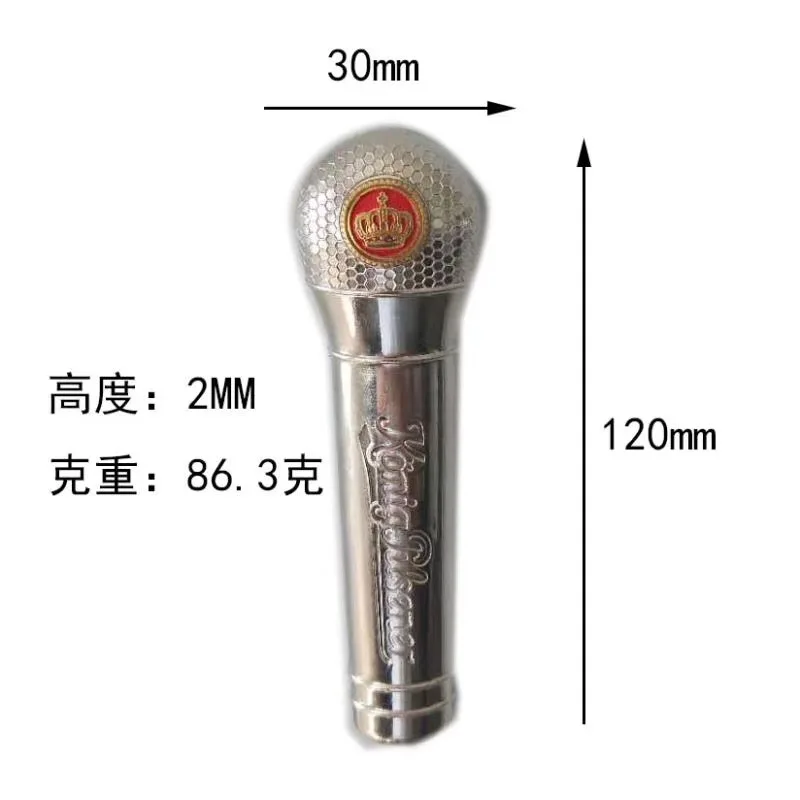 Custom Promotional Microphone Shaped Metal Enamel Beer Bottle Opener
