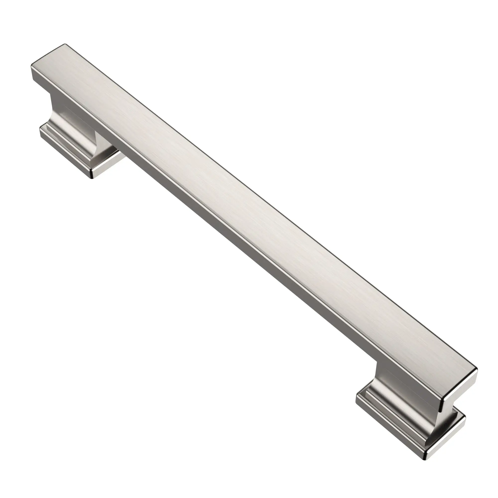 10 Pack Brushed Satin Nickel Cabinet Pulls, 5 Inch(128mm) Hole Centers Cabinet Handles Kitchen Hardware for Cabinets and Drawer