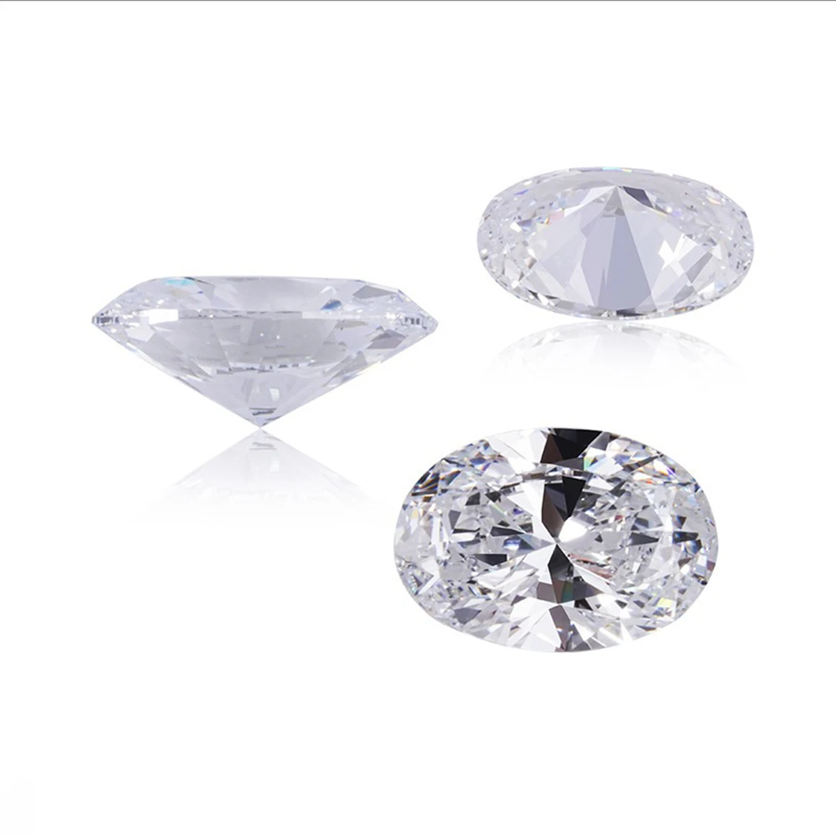Натуральный бриллиант овальной огранки VVS-VS прозрачные натуральные белые бриллианты для изготовления ювелирных изделий с сертификатом GIA