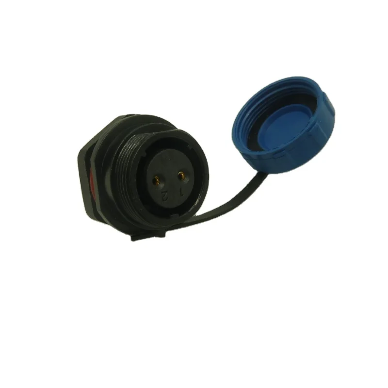Westsam 2pin IP68 SP1712 female socket circular waterproof plastic connector
