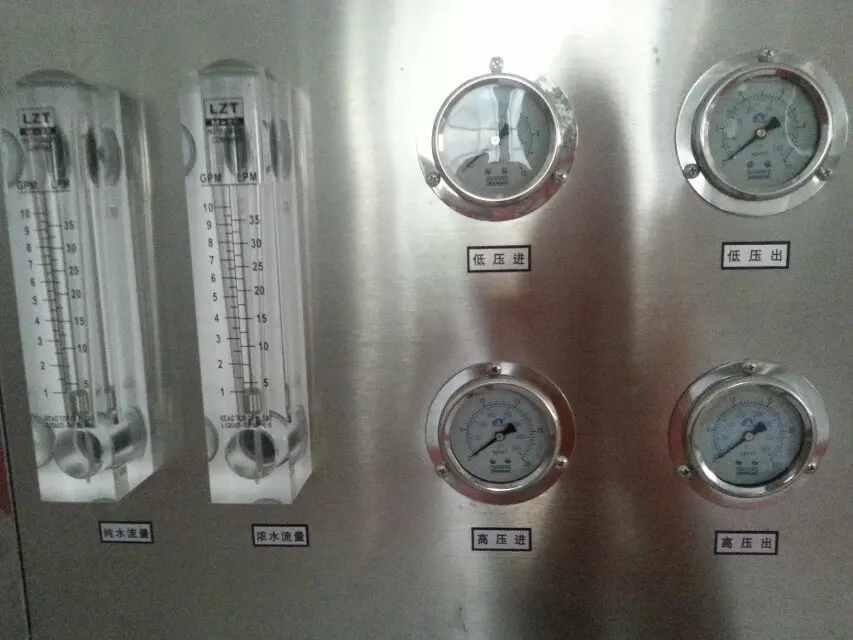 2T/h Industrial Water Treatment High Flow Ultra Pure Water Reverse Osmosis Water Filter