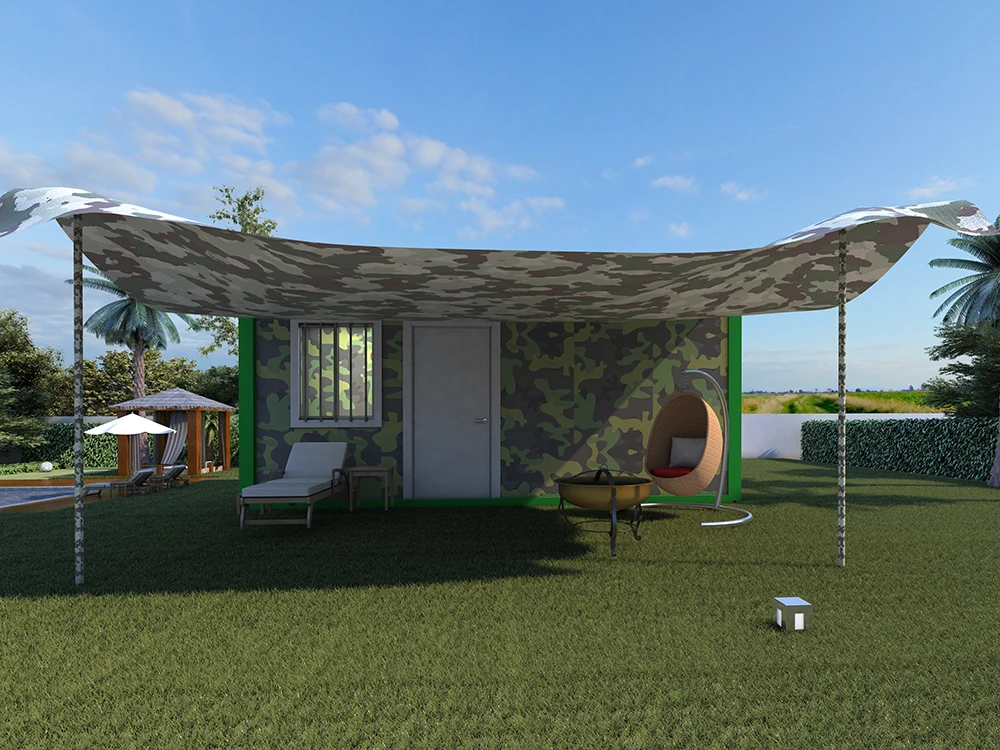 2 Bedroom Modern Cheap Camping House Tiny Prefab Modular Container Home House For Sale