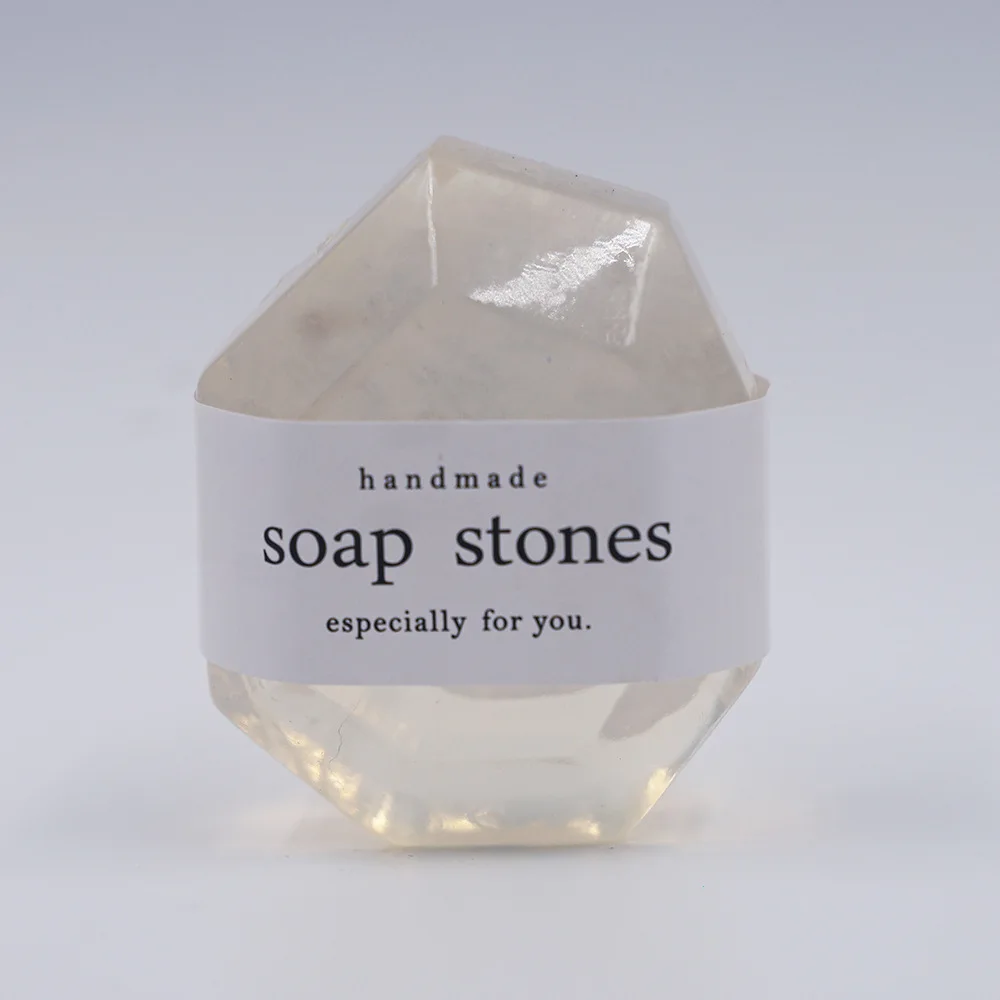 Best Selling Face whitening Skin Soap Body Skin Lightening 100% handmade Sea Salt Rose Natural &Organic Crystal Stone Bath Soap