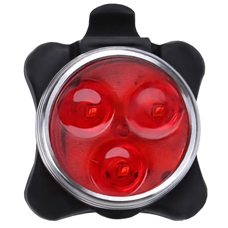 Bicycle Accessories Tail Light Cycling Safety Warning USB Rechargeable LED Bike Light