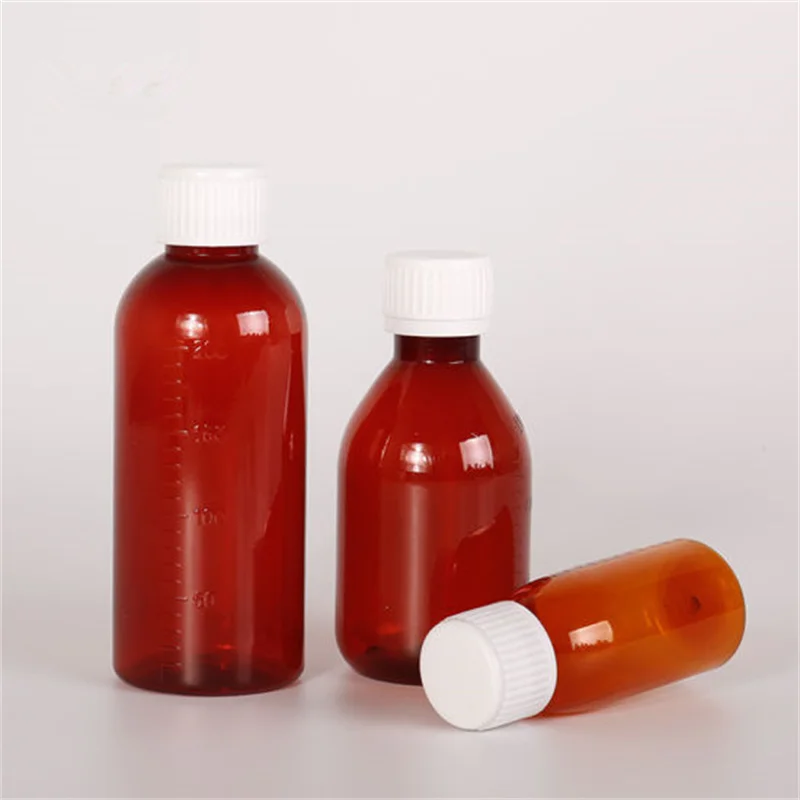 Maysure Pet Drug-grade Simple Syrup Bottle With Tamper Proof Bottle Caps For Syrup Liquid Medicine