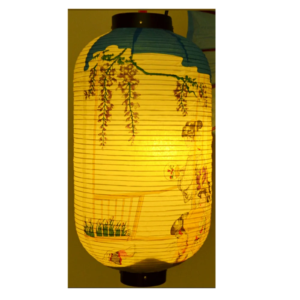 
Japanese Paper Lantern For Japanese Kyoto Gion Matsuri (Festival) White 