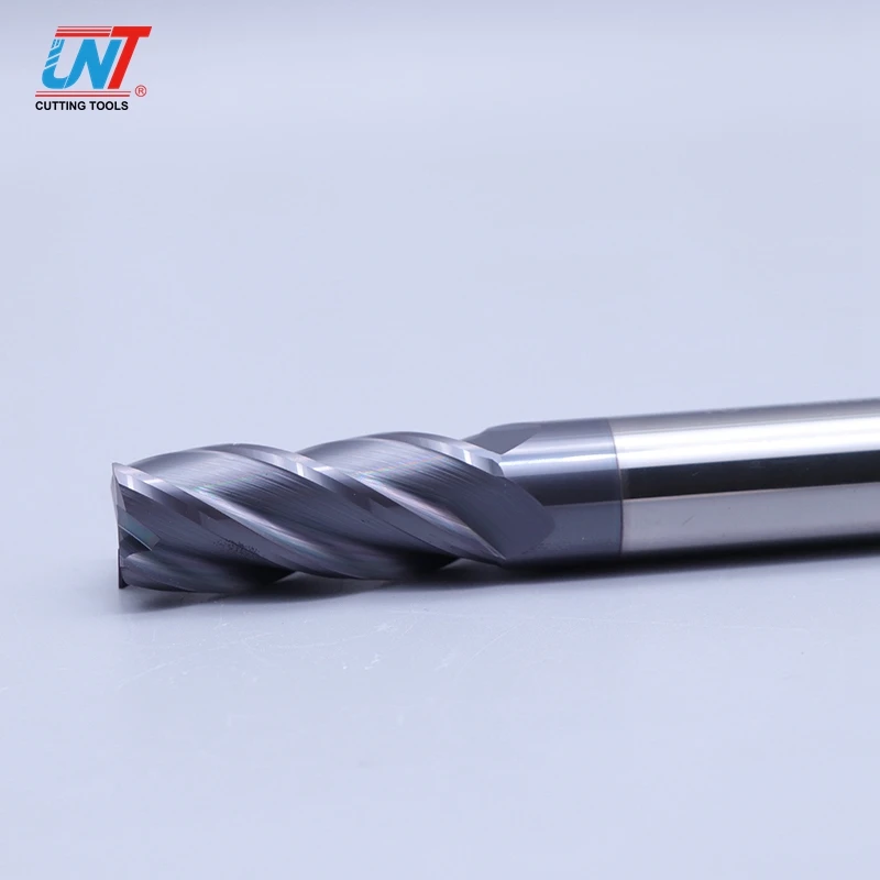 UNT 5 PCS 4 FLUTE 1/8 END MILL SOLID CARBIDE TiAlN COATED X 1/2 X 1-1/2 CNC BIT High Speed Tool Steel China Suppli