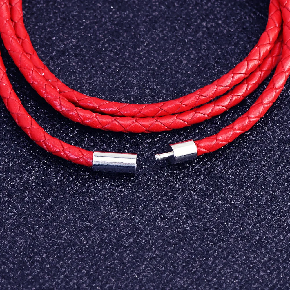 Men Women Girls Boys Fashion Jewelry Multi Color Multi Layer Handmade Wax String Bracelets