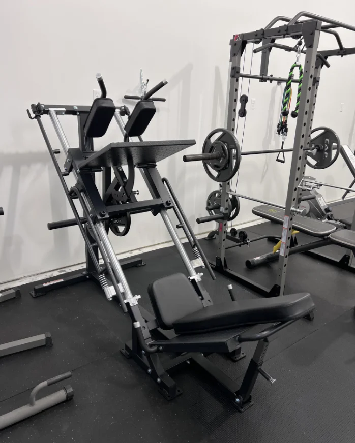Fitness Lateral Leg Press Hack Squat Power Rack Gym Fitness Equipment 45 degree Leg Press Machine/Hack Squat