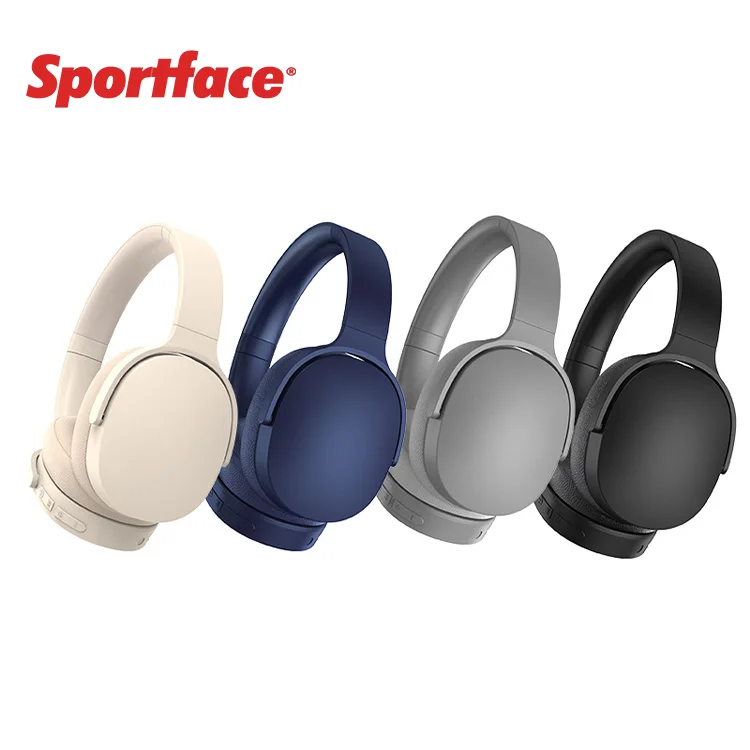 Sportface Sports Wireless Headphones with Mic IPX5 Waterproof Ear Hooks HiFi Stereo Music Earbuds for Phone
