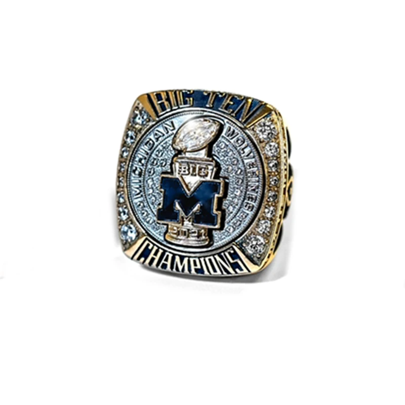 Michigan football unveils 2021 Big Ten ring 2022 CFL Winnipeg Blue Bombers Championship Grey Cup Ring