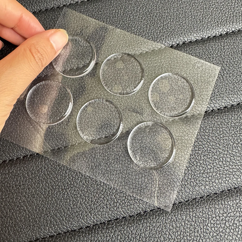 Customized Size PU Gel Circle Sticker Pad Super Sticky Sheets Two Double Sided Adhesive Nano Tape Silicone Gel Dots