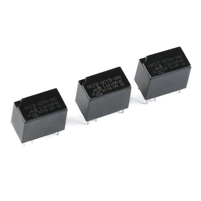 5 шт. реле HK23F-DC5V 12V 24V-SHG 10A 5-контактное