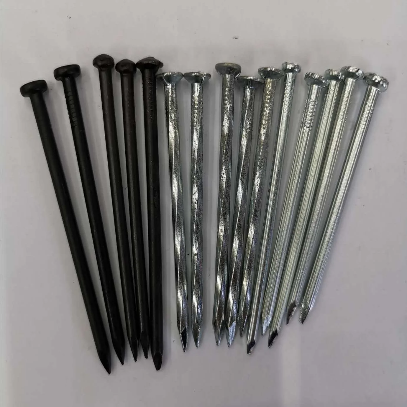 Concrete  Cement Nail Masonry Nail Steel Silver ISO Building Construction Hot-dip Galvanized Smooth Black Steel Nail 2in