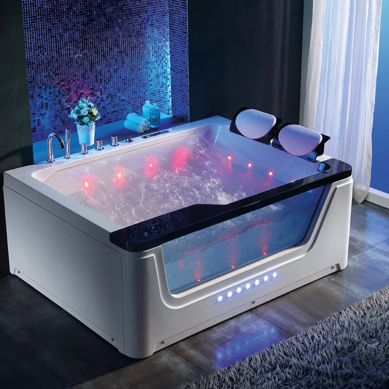 hydromassage bathtub with tv/ whirlpool 180x150/ huge bathtub