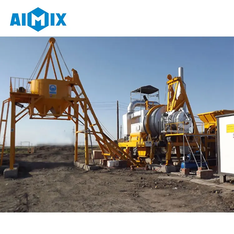 New Bitumen Recycling Mini Mobile Asphalt Mixer plant