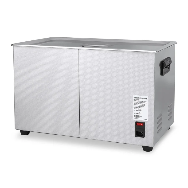 30L Industrial Ultrasonic Cleaner Sonic Equipment Metal DPF Engine Parts Oil Degreaser Ultrasound Washing Machine Bath Tank