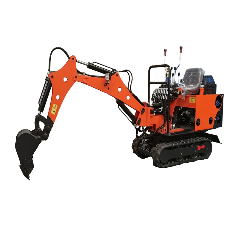 Family multi-functional crawler type small excavator diesel power backhoe type small hook machine