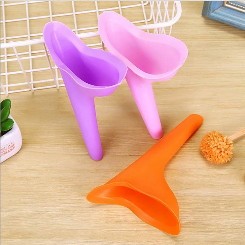 Field Emergency New Design Women Urinal Outdoor Travel Camping Portable Female Urinal Soft Silicone Urination Device Stand Up