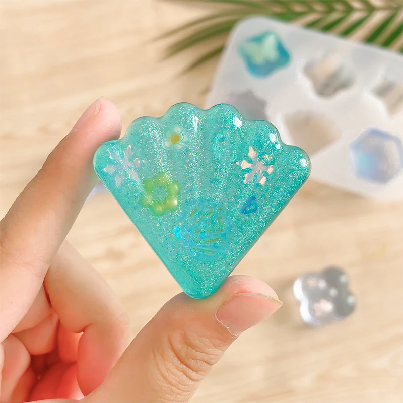 New Jewelry Casting Molds Silicone Resin Molds for DIY Pendant Necklace Keychain Molds for DIY Craft Jewelry Making