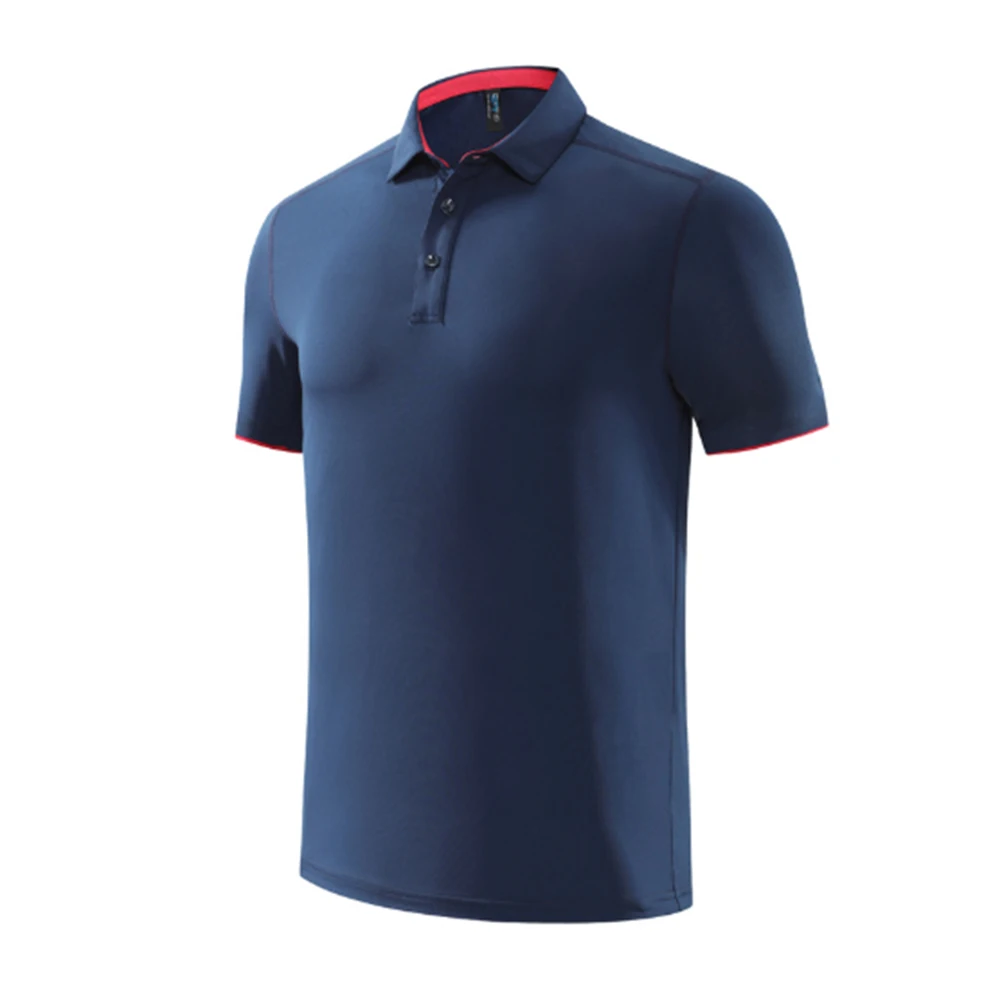 customized logo men golf polo golf shirt low MOQ