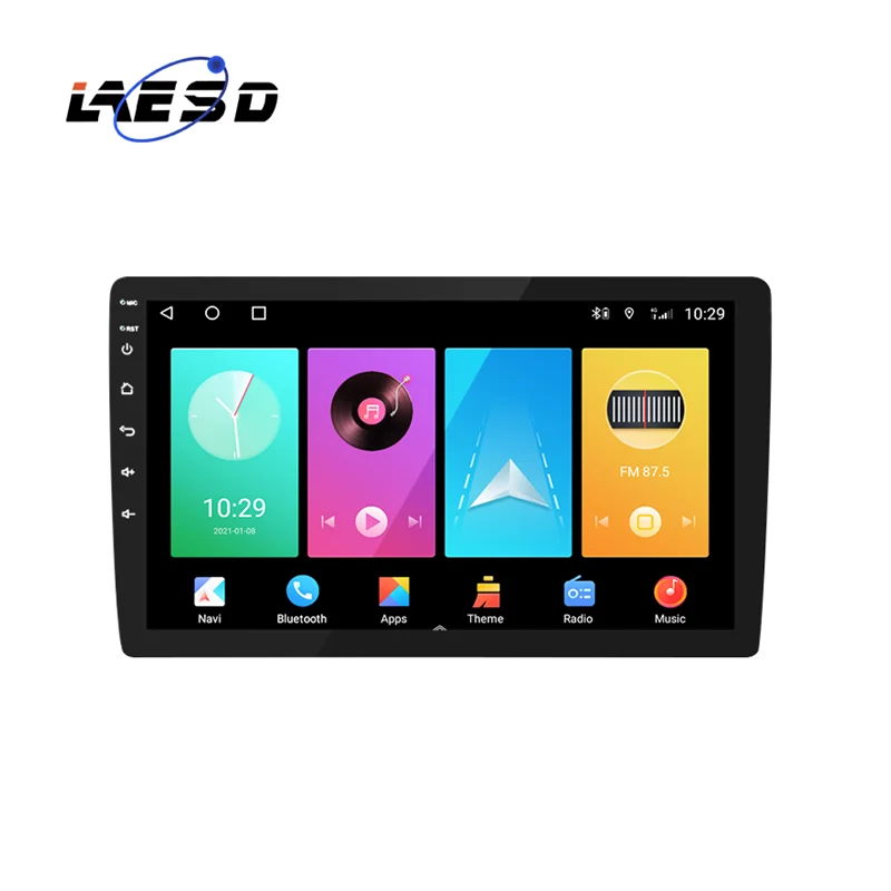 Универсальная автомагнитола, 2 DIN, Android 10, 7дюйма, GPS-навигация, USB, DVD