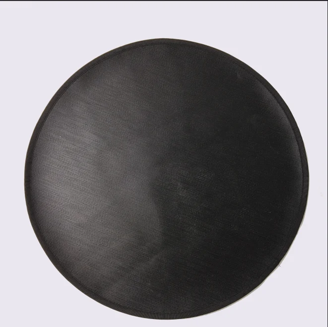 Outdoor Round Safe Fire Pit Mat BBQ Factory Custom Heat Resistant  Non Stick  Fiberglass Fabric