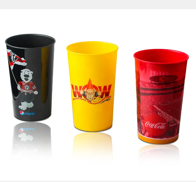 Oem Добро пожаловать BPA бесплатно 32 унц. IML Cinema чашки контейнер