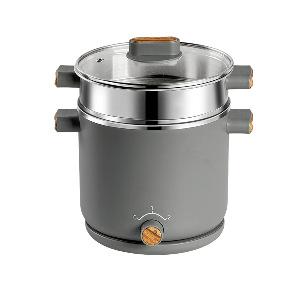 1.8Liter electric pot multipurpose kettle with Stainless Steel Steamer for Boiling Milk, Eggs, Soup and Maggi/Noodles