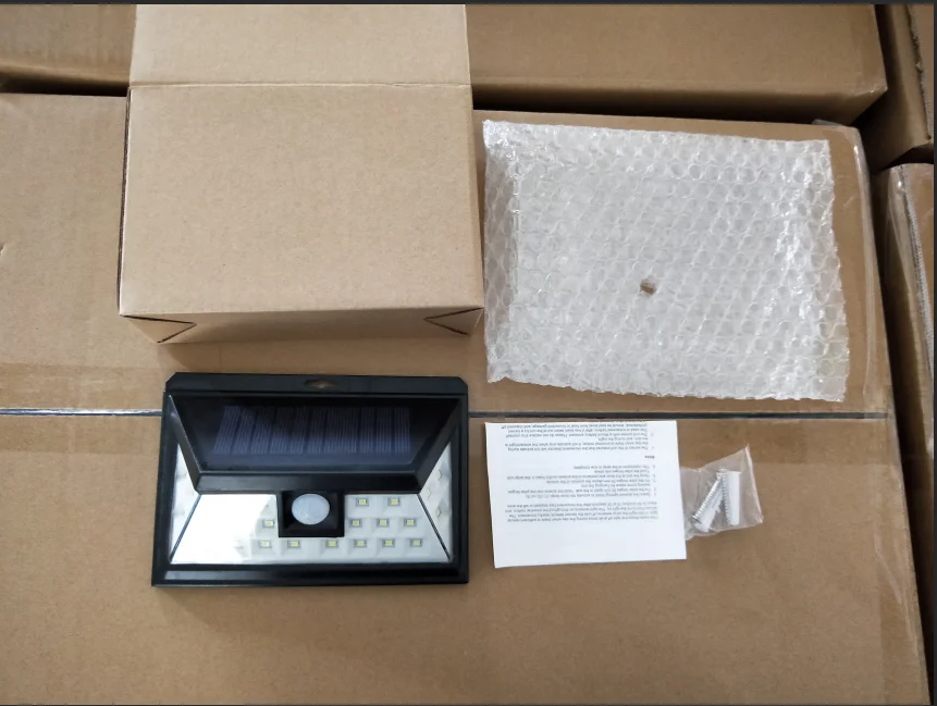 
24 LED motion waterproof outdoor sensor solar light for garden 