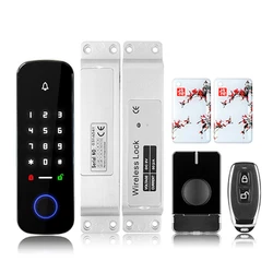 Biometric Fingerprint Door Lock Kit Wireless Touch Fingerprint Keypad Access Control Smart Door Lock