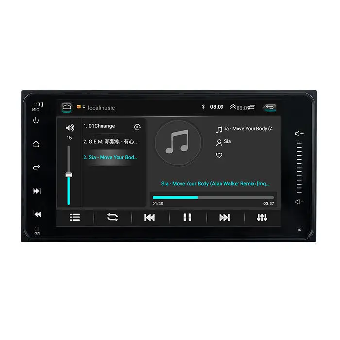 2 Din 7inch Car Radio Android Double Din Touch Screen Car Player Autoradio Audio Stereo Head Unit For Toyota RAV4 COROLLA