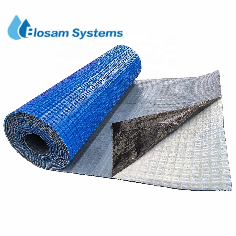 Uncoupling membrane 605ps Uncoupling Membrane for bathroom foundation Uncoupling heat waterproof membrane under floor tiles