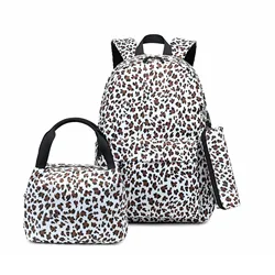 3 Piece Set Children Waterproof  School Bag Kids Backpack  And Lunch Bag Set For Kids