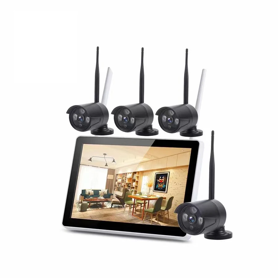 1080p hd mini wifi wireless ip hidden camera outdoor 12inch LCD security camera